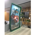 Industrial Grade Outdoor LCD Touchscreen Monitor 43'' J Type LED Halo Curved Display High Brightness