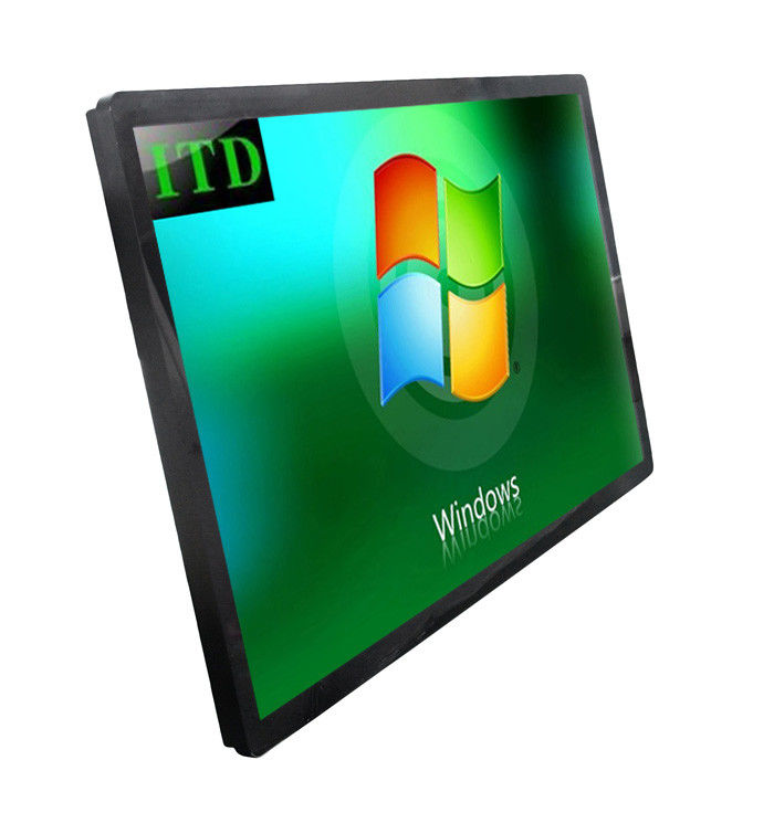 Zero Bezel 49" Pcap Flat Touch Screen Monitor Multi 10 Touch Points