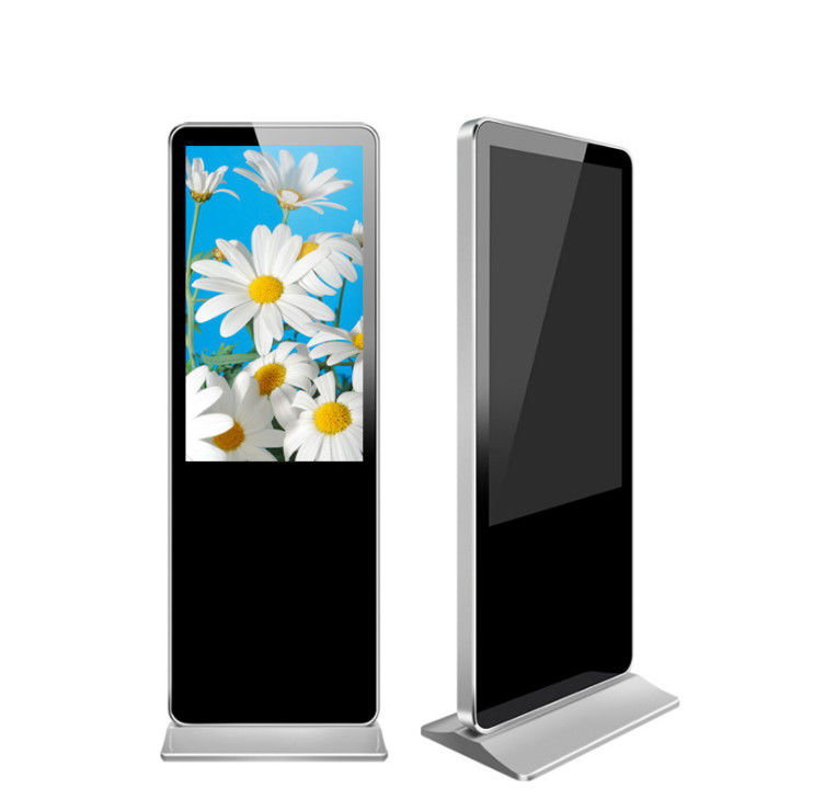 All In One Lcd 55 Digital Signage Displays Floor Stand Android Totem Kiosk