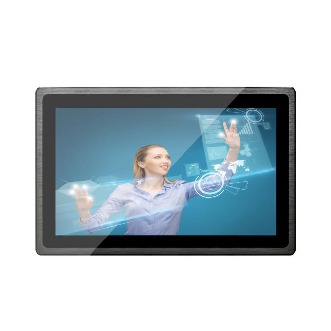 Panel Mount DC12V HMI 21.5inch Widescreen TFT LCD Touch Display Rugged ...