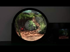 Round Touchscreen LCD AIO Display