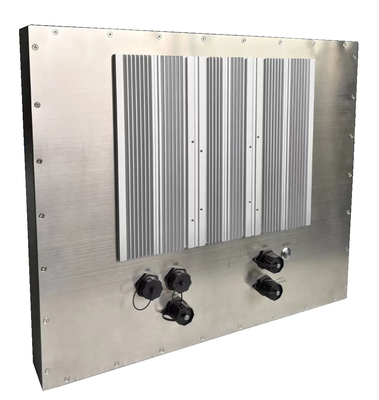 12.1'' Embedded Industrial LCD Rugged IP65 HD All In One Fanless PCs PCAP Touch Panel Mount J1900
