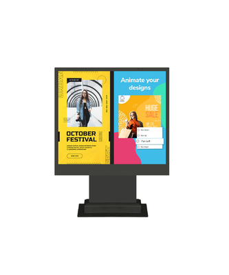 55" High Brightness Outdoor LCD Monitor 1920x1080
