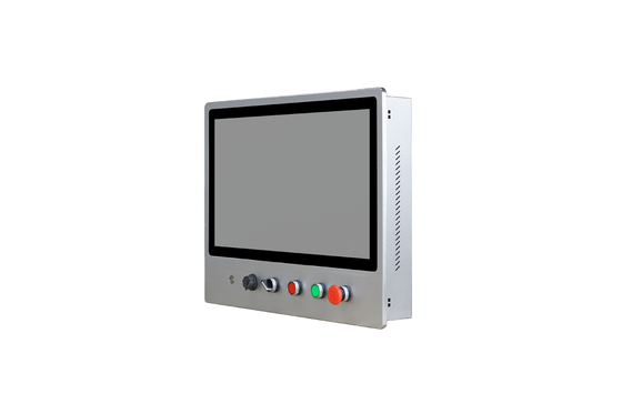 21.5'' Stainless Steel Waterproof Panel PC With Control Buttons For CNC Industrial Automation