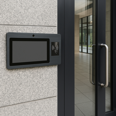10.1" touch kiosk RFID NFC reader bulit-in QR scanner for self-payment Check-in machine Attendance machine Access control system