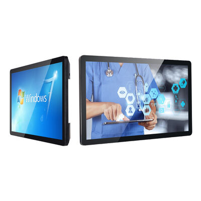 27" FHD touchscreen monitor industrial touch display IP65 front,pure flat surface,Rugged Construction,24/7 operation