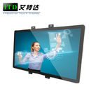 Wall Mounted Industrial Touch Screen Monitor 55" Flat Panel Aluminum Alloy Housing