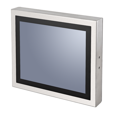 12.1" IP69K Stainless Steel Touch Panel PC, Waterproof Industrial Computer with PCAP Touch Screen