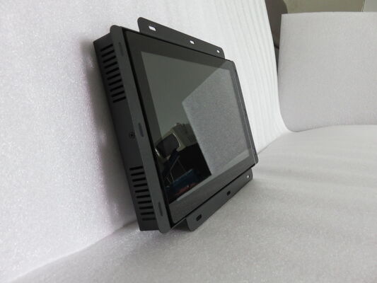 10.1" open frame flush mount PCAP touch monitor high brightness industrial LCD display