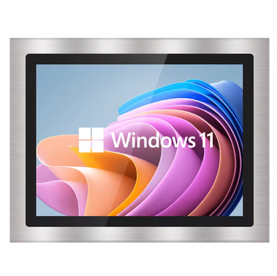 17" Optical Bonding Full IP66 Stainless Steel Rugged Panel PC Waterproof Dust Proof Stainless Steel AIO