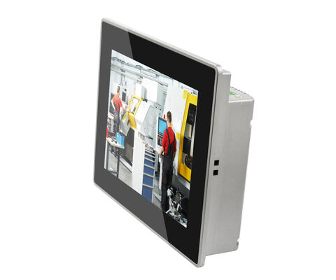 7" Fanless HMI Panel PC, Resistive & PCAP Touch Industrial All-in-One PC for Industrial Control Systems