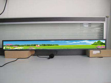 Robust Steel Chassis Housing Digital Signage Displays Stretched Bar LCD 23" Inch