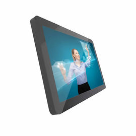 Flat Panel 19" Industrial Panel PC , Capacitive Touch Rugged All In One PC Fanless Wall Mounted