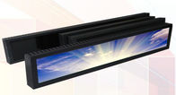 Shelf Edge Stretched Bar Lcd Android 27.6" Advertising Digital Signage 500 Nits