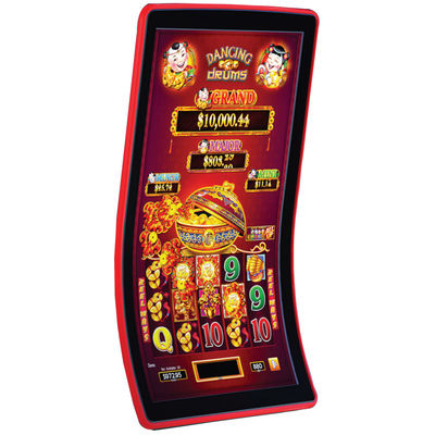 VGA 43" 3840x2180 Touch Screen Gambling Machine Curved