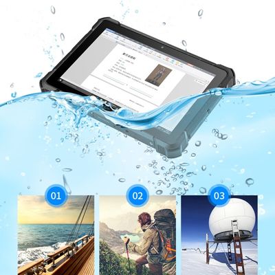 IP67 Waterproof Industrial Tablet PC 500nits IPS With GPS NFC RFID