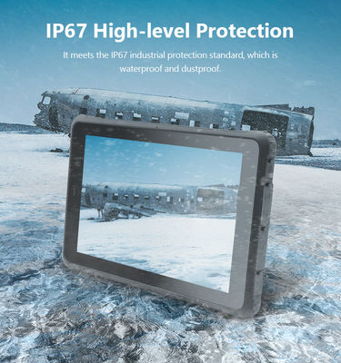 IP67 Waterproof Industrial Tablet PC 500nits IPS With GPS NFC RFID