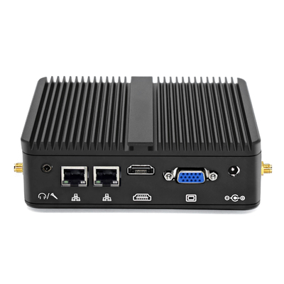 Compact Industrial Box PC Fanless Embedded Computer Windows 11 Intel J4125