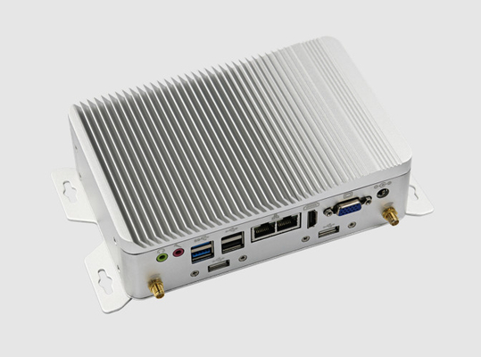 Fanless Compact Industrial Mini PC Embedded Computer 4G Intel I3 6157U Skylake