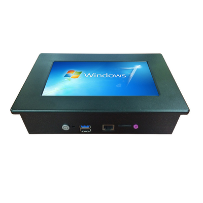 7'' Embedded Industrial LCD Rugged HD LCD All-In-One Fanless Touchscreen PCs | High Brightness | PCAP | Panel Mount |