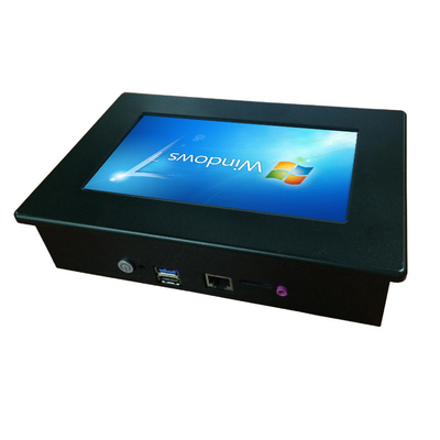 7'' Embedded Industrial LCD Rugged HD LCD All-In-One Fanless Touchscreen PCs | High Brightness | PCAP | Panel Mount |