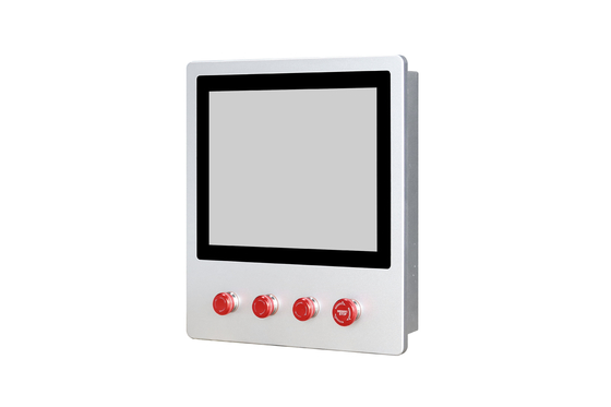 12.1'' Full IP65 High Brightness Panel PC Integrated Buttons Operation With NFC/RFID