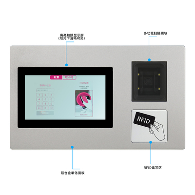 15 inch Touch Panel Computer built-in NFC/RFID/Camera WIFI finger printer