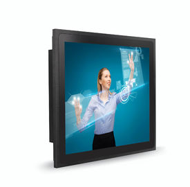 15&quot; Robust flat bezel PCAP touch panel mounted PC IP65 front, embedded mount, 10 touch points, anti-vandalism,