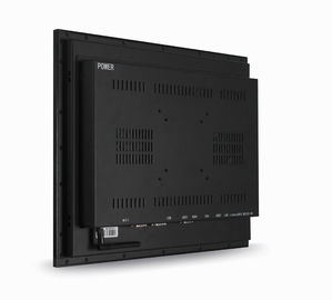 15" Robust flat bezel PCAP touch panel mounted PC IP65 front, embedded mount, 10 touch points, anti-vandalism,