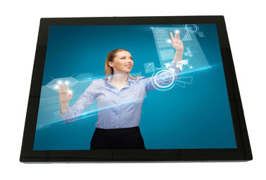 true flat touch panel PC capacitive touchscreen industrial 17&quot; all in one PC