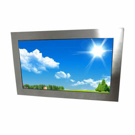18.5 Inch Daylight Readable Lcd Monitor DC24V With Camera / Card Reader