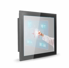 Professional 17&quot; Touch Panel PC 250 Nits With Aluminum Bezel Flat Surface