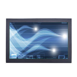 15.6 inch industrial chassis LCD touch monitor displays with VGA,DVI, HDMI input for industrial control
