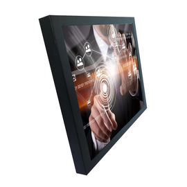 15 inch industrial chassis LCD touch monitor with VGA,DVI,HDMI input for koisk,gaming,industrial control
