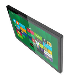 Full HD 21.5" industrial flush mount PCAP touchscreen LCD Monintor Display with VGA,DVI,HDMI input for koisk