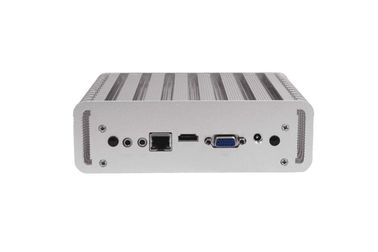 Fanless Embedded Box PC , Industrial Embedded Computer With 2 PCI/PCIe Slots