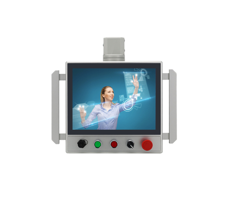 15" Industrial HMI Touch Panel PC for CNC Machine Control System Wide DC Support