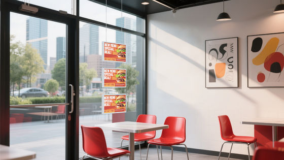 21.5 inch Sunlight Readable LCD Monitor for Modern and Sophisticated Style in shop Window Displays