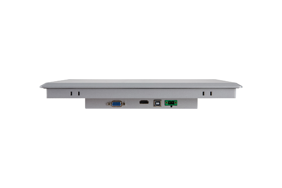 12.1" IP65 front pure flat screen VGA HDMI input panel mount wall mount pcap touch monitor industrial touch display