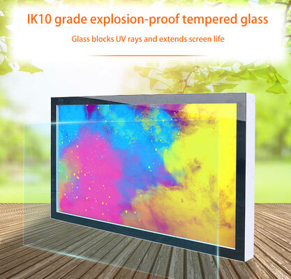 Industrial Grade Outdoor LCD Touchscreen Monitor 43 inches Display High Brightness With Optical Bonding