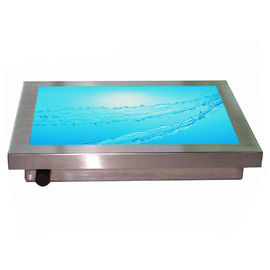 Stainless Steel Rugged Panel PC Resistive / Capacitive Touch Screen 17" High Brightness