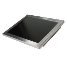 Stainless Steel Rugged Panel PC Resistive / Capacitive Touch Screen 17&quot; High Brightness