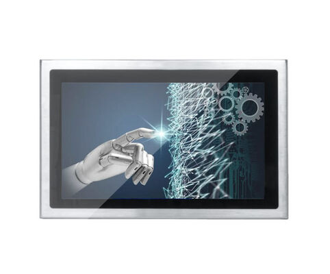 12.1" IP69K Stainless Steel Touch Panel PC, Waterproof Industrial Computer with PCAP Touch Screen