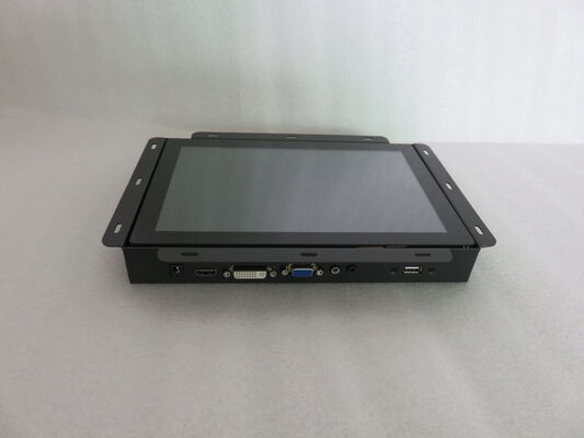 10.1" open frame flush mount PCAP touch monitor high brightness industrial LCD display