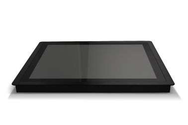 Zero Bezel Sunlight Readable Monitor Alluminum Alloy 15" Capacitive Resistive Touch Screen